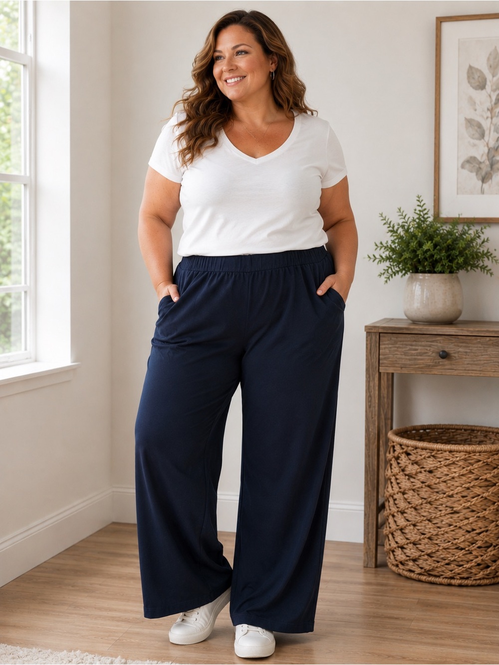 Briggs Plus Dark Navy casual pants